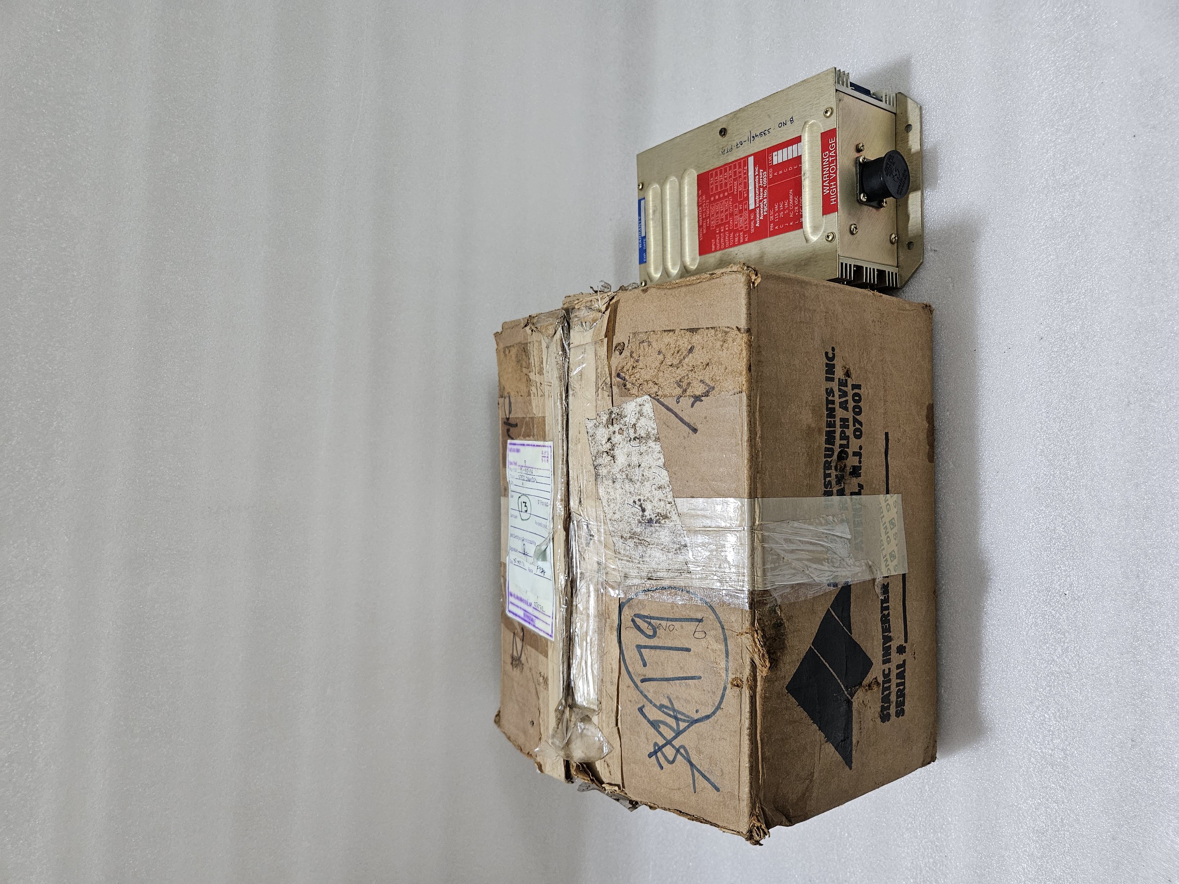 Avionic Instruments Inc PC-125-13A FAA TSO-C73 STATIC INVERTER 125 VA